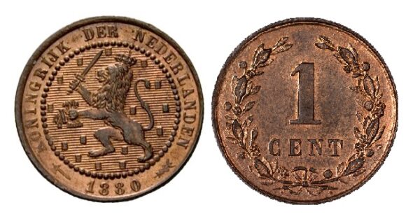 1 cent 1877-1884 willem III8