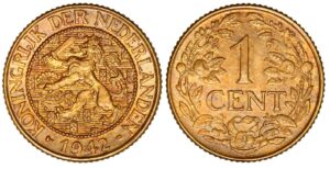 1 cent 1943  PR/XF