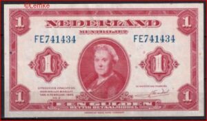 1 gulden 1943  05-1  PR/XF