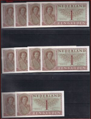 1 gulden  P07-1a (straatje)  1949  UNC