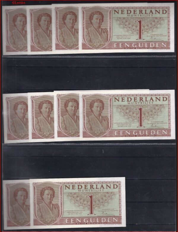 1 gulden 1949 straatje 07.1a UNC