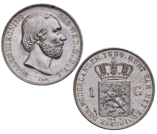 1 gulden willem III14