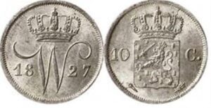 10 cent 1825 Utrecht ZG/FR