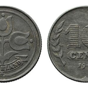 10 cent 1942 PR/XF- zink
