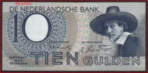 10 gulden 1943 43-1 PR/XF