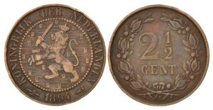 2 1/2 cent  1890  FR