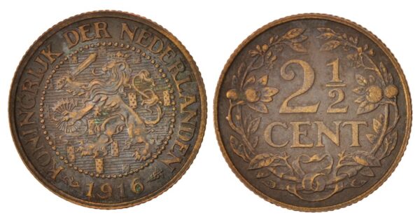 2 1-2 cent wilhelmina 171