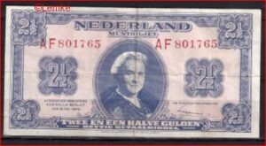 2 1/2 gulden 1945 15-1e ZFR/PR