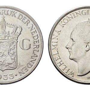 2 1/2 gulden 1932 Grof haar ZFR/PR