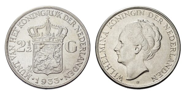 2 1-2 gulden wilhelmina 192973