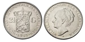 2 1/2 gulden 1943  FDC-