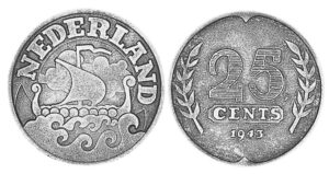 25 cent 1942  ZFR+