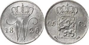 25 cent 1825 Utrecht FR/ZFR