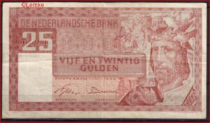 25 gulden 1949 82-1 PR/XF