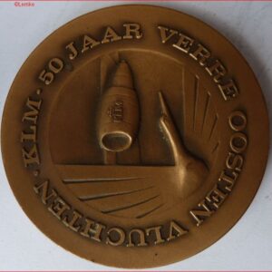 Penning 50 jaar Verre Oosten Vluchten KLM 1974