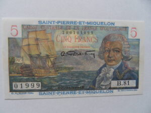 5 francs 1955
