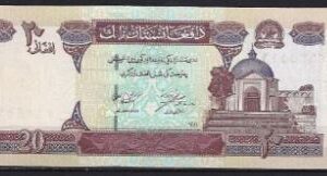 20 afghanis P68-a  2002  UNC