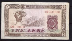 3 Leke  P34-a  1964  ZFr