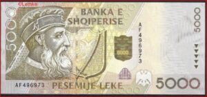 5000 leke  P66-a  1996  UNC