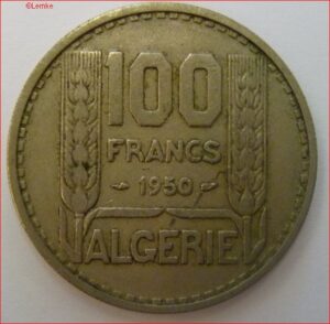 100 Francs 1950  KM 93  XF