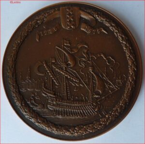 Penning 700 jaar stad Amsterdam 1975