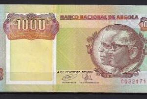 1000 Kwanzas 1991  P 129-c  UNC