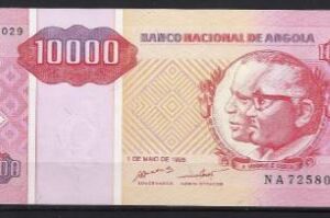 10.000 Kwanzas 1995  P 137  UNC