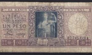 1 peso 1955  P 260-b  FR