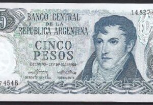 5 pesos 1974  P 294  UNC