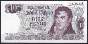 10 pesos 1976 P 300 UNC