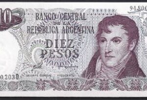 10 pesos 1976  P 300  UNC