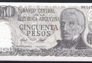 50 pesos 1976  P 301-b  UNC