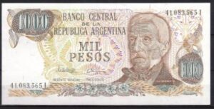 1000 pesos 1976 P 304-c UNC