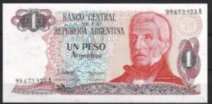 1 peso 1983  P 311-a2  UNC