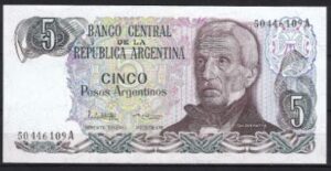 5 pesos 1983 P 312-a UNC