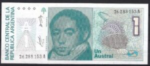 1 austral 1985  P 323-a  UNC
