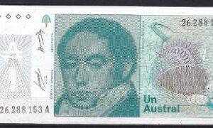 1 austral 1985 P 323-a UNC