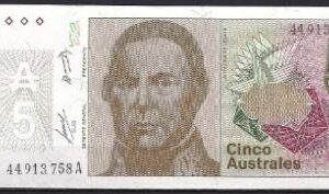 5 australes 1985  P 324-a  UNC