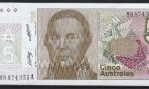 5 australes 1985  P 324-b  UNC