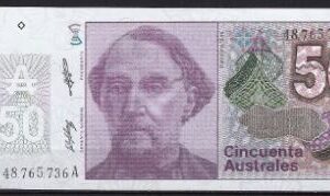 50 australes 1986  P 326-b3  UNC