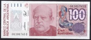 100 australes 1985-90 P 327-c UNC