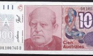 100 australes 1985-90  P 327-c  UNC