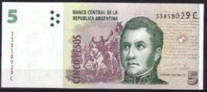 5 pesos 2003 P 353 UNC