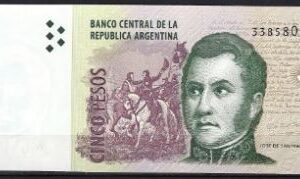 5 pesos 2003  P 353  UNC