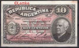 10 Centavos 1895 P 228 UNC