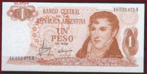 1 Peso 1970  P 287  UNC