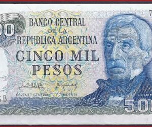 5.000 Pesos 1983  P 305-b2  UNC