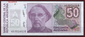 50 Australes 1986 P 326-b2 UNC