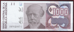 1.000 Australes 1990  P 329-d  UNC