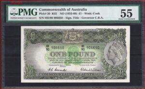 1 pound  P30  1953/1960  aUNC